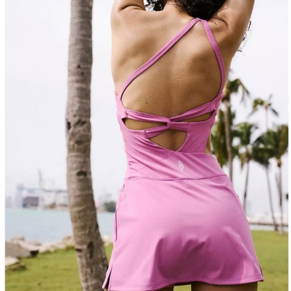 Free People Movement Transcend Limits Skortsie Floral Crocus $108 MSRP - Picture 3 of 10